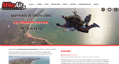 Desktop Screenshot of mike-air-parachutisme.com