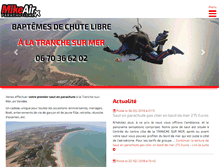 Tablet Screenshot of mike-air-parachutisme.com